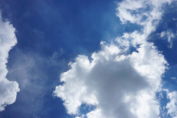 Blue sky with cloud