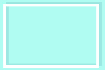 Fototapeta premium Empty frame on color pastel background. Minimal concept, Flat style. Copy space for text, design your idea, quotes and sayings