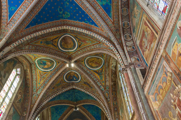 Fototapeta premium Assisi basilica San Francesco