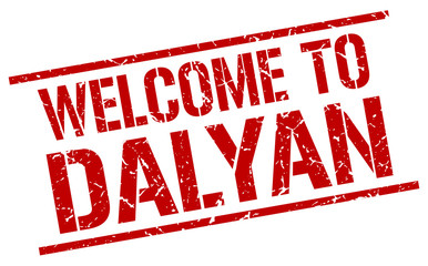 welcome to Dalyan stamp