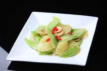 fresh salad on a plate