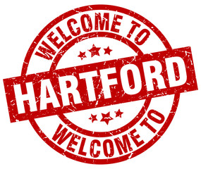 welcome to Hartford red stamp