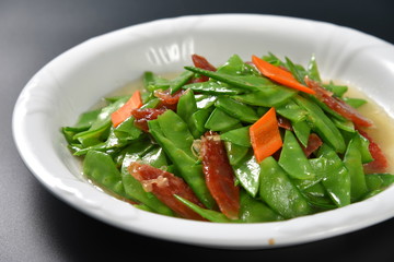 fresh salad with tomatoes and cucumbers