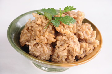 rice with meat and vegetables