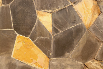 Natural stone tiles texture background, pattern of walls and floors in modern style for interior decoration and outside.
