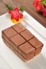 chocolate with hazelnuts