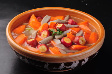 bowl of vegetable soup