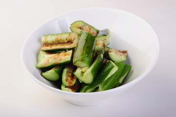 asparagus and salad
