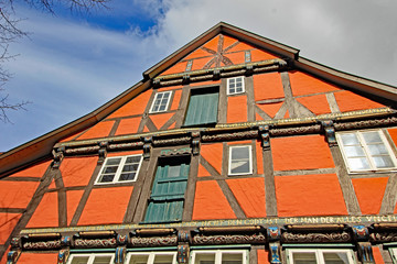 Uelzen: Altstadtidylle, Fachwerkhaus (Niedersachsen)