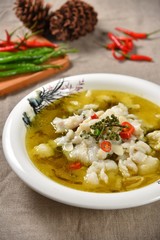 vegetable soup with vegetables