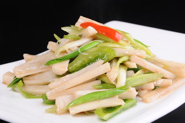 fresh salad on a plate