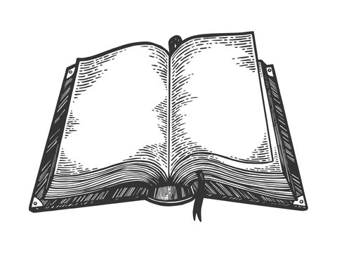 7,700+ Drawing Of Open Books Stock Illustrations, Royalty-Free