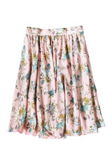 Floral skirt isolated