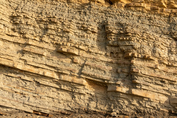 Natural stone wall in slovenian coast, Strunjan