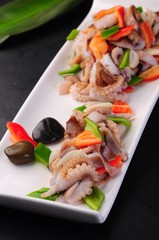 salad with shrimps