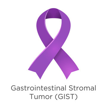 Gastrointestinal Stromal Tumor GIST Awareness Day In July 13. Lavender Or Violet Color Ribbon Cancer Awareness Products.