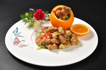 chicken with rice and vegetables