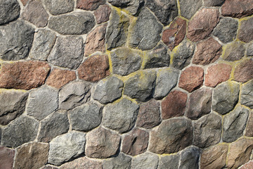 background texture wall made of stones