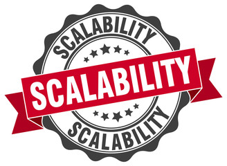 Obraz premium scalability stamp. sign. seal