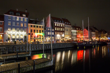 Nyhavn in Copenhagen, Denmark