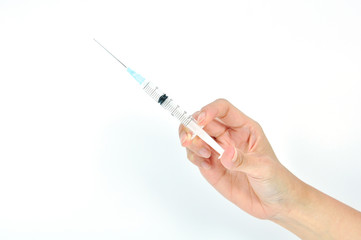 vaccine in hand