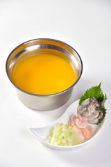 vegetable soup in a bowl