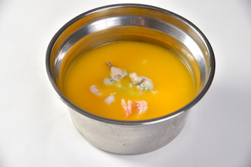 bowl of pumpkin soup