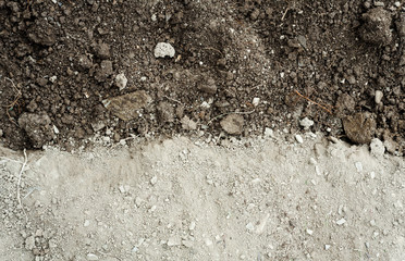 texture of dirt or soil