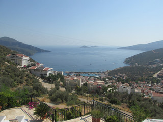 Fototapeta premium city ​​on the Aegean Sea