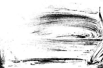 Abstract hand drawn texture. Vector background brush-painted on paper.