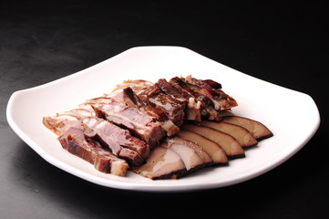 pork ribs on a plate