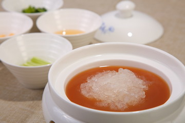 soup in a bowl