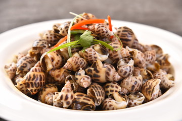 salad with mushrooms