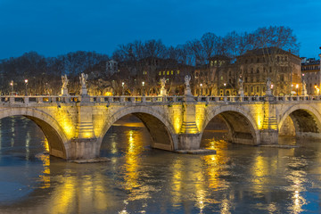 Obraz premium Vacaciones en Roma - Fotos Nocturnas