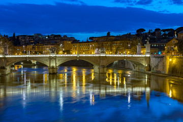 Obraz premium Vacaciones en Roma - Fotos Nocturnas