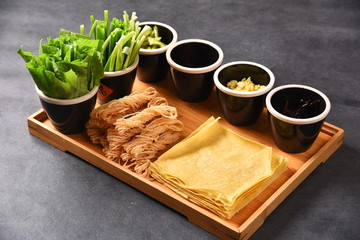 sushi on plate