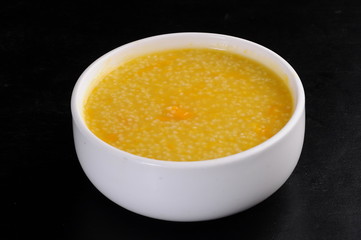 bowl of pumpkin soup