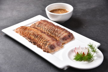 grilled salmon steak on a plate