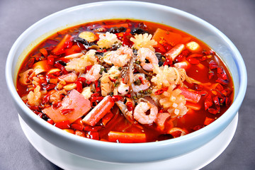 bowl of vegetable soup