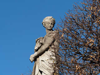 Statue at Montevecchia, Brianza, Italy