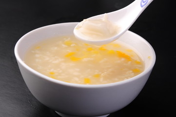 bowl of pumpkin soup