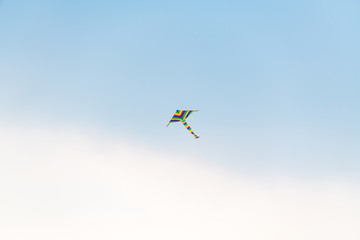 A kite flying in the sky