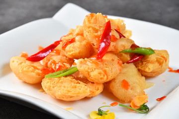 salad with shrimps