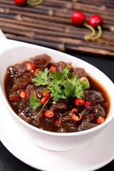 beef stew with meat and vegetables