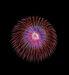 Obraz premium 《大曲の花火》秋田県大仙市