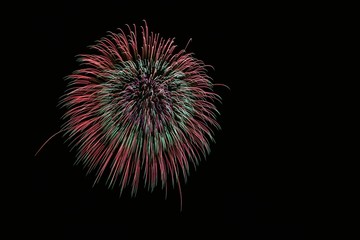 Obraz premium 《大曲の花火》秋田県大仙市