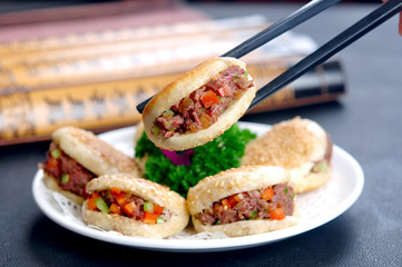 sandwich with smoked salmon