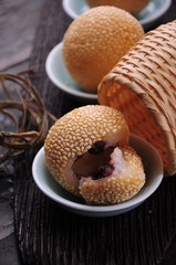 muffins with chocolate