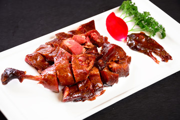 grilled pork ribs on a plate