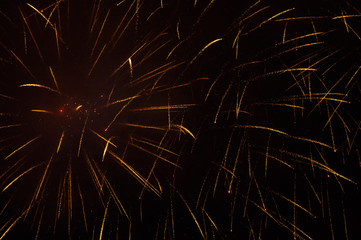 fireworks on night sky